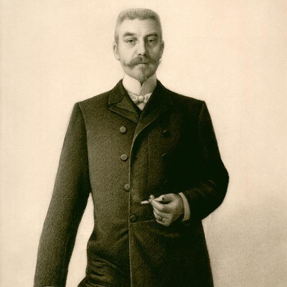 Fernand Khnopff - Portrait de Maurice Hovelacque