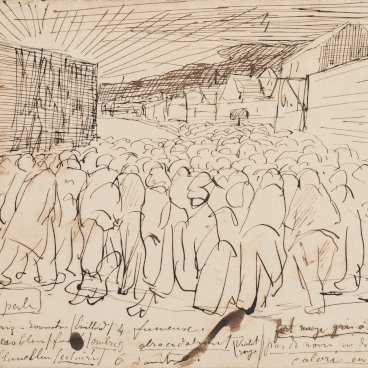 Eugène Laermans - Croquis pour une foule