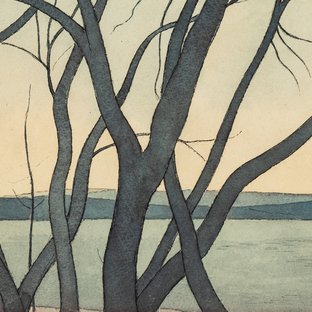 Léon Spilliaert - Arbres au levant