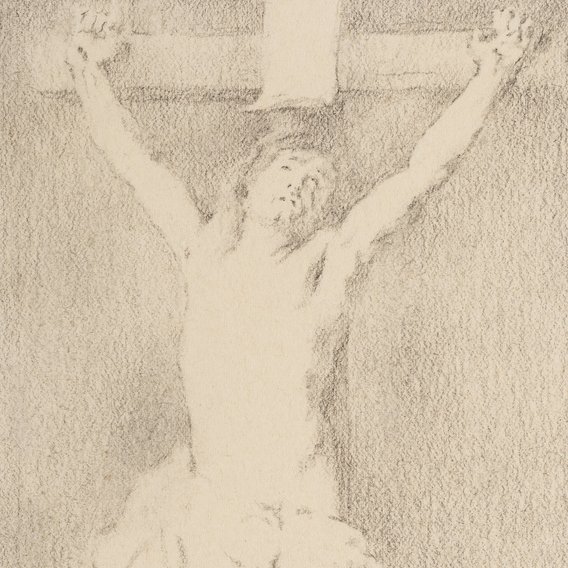 Fernand Khnopff - Christ en croix